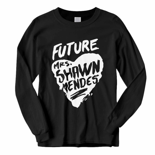 This classic fit Shawn Mendes Future Mrs Shawn Mendes Love Long Sleeve Shirt is casually elegant and very comfortable. With fine quality print to make one stand out, it's a perfect fit for every occasion.