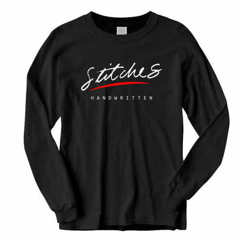 This classic fit Shawn Mendes Stitches Handwriting Long Sleeve Shirt is casually elegant and very comfortable. With fine quality print to make one stand out, it's a perfect fit for every occasion.