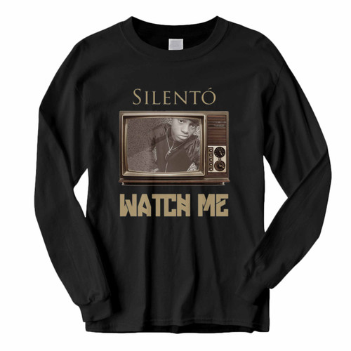 This classic fit Silento Watch Me Long Sleeve Shirt is casually elegant and very comfortable. With fine quality print to make one stand out, it's a perfect fit for every occasion.