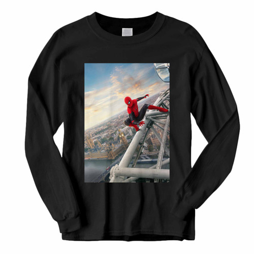 This classic fit Spiderman On Tower Long Sleeve Shirt is casually elegant and very comfortable. With fine quality print to make one stand out, it's a perfect fit for every occasion.