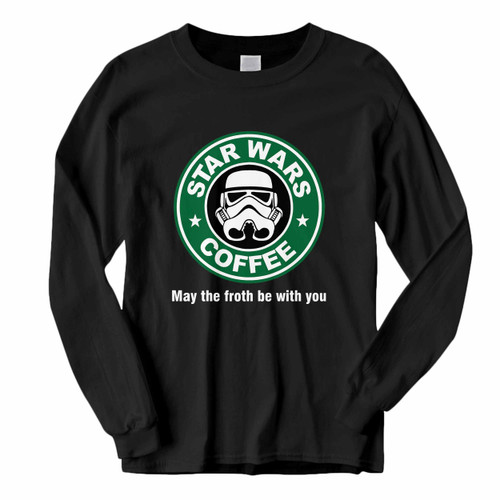 This classic fit Star Wars Funny May The Froth Be With You Long Sleeve Shirt is casually elegant and very comfortable. With fine quality print to make one stand out, it's a perfect fit for every occasion.