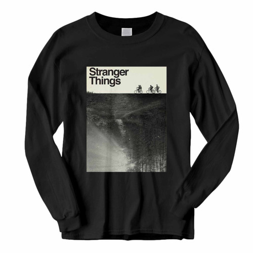 This classic fit Stranger Things Bike Shadow Long Sleeve Shirt is casually elegant and very comfortable. With fine quality print to make one stand out, it's a perfect fit for every occasion.