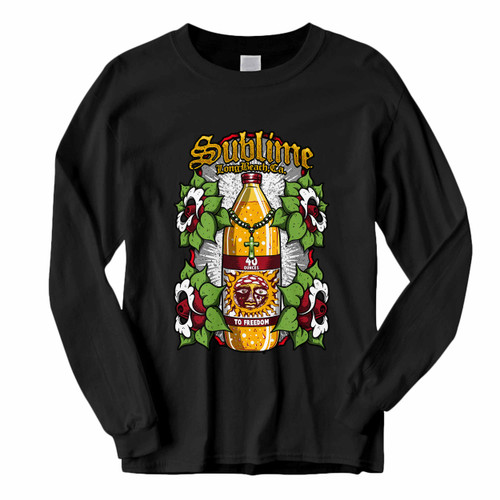 This classic fit Sublime 40 Ounces To Freedom Long Sleeve Shirt is casually elegant and very comfortable. With fine quality print to make one stand out, it's a perfect fit for every occasion.