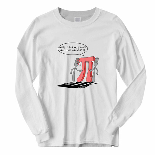 This classic fit Swear Wrong Pi Long Sleeve Shirt is casually elegant and very comfortable. With fine quality print to make one stand out, it's a perfect fit for every occasion.