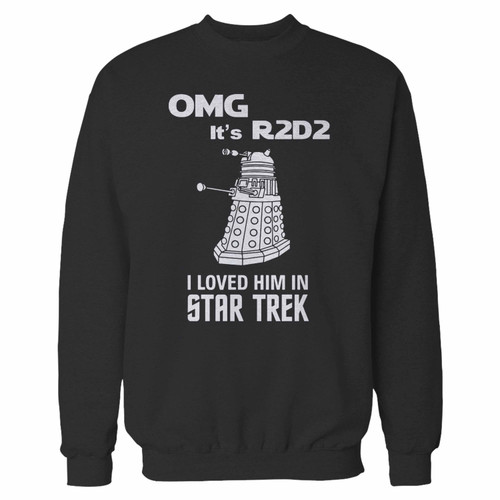 Your omg its r2-d2 crewneck sweatshirt just got an update. This super comfortable and lighter weight crewneck will become your favorite go-to sweatshirt. The cozy spandex cuffs and waistband make this pill-resistant sweatshirt a fan favorite.And your group will look and feel their best in this premium ringspun cotton crew.