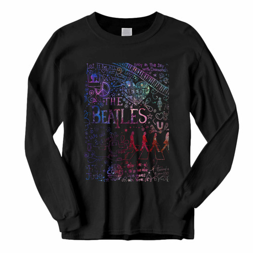 This classic fit The Beatles Fan Art Lyrics Galaxy Long Sleeve Shirt is casually elegant and very comfortable. With fine quality print to make one stand out, it's a perfect fit for every occasion.