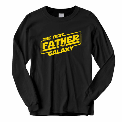 This classic fit The Best Father In The Galaxy Long Sleeve Shirt is casually elegant and very comfortable. With fine quality print to make one stand out, it's a perfect fit for every occasion.