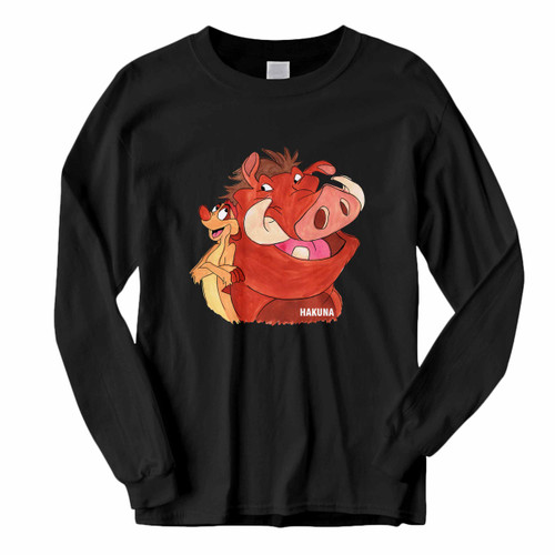 This classic fit The Lion King Hakuna Matata Long Sleeve Shirt is casually elegant and very comfortable. With fine quality print to make one stand out, it's a perfect fit for every occasion.