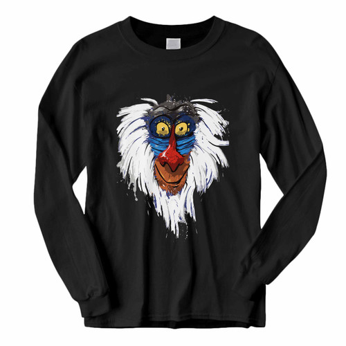 This classic fit The Lion King Rafiki Long Sleeve Shirt is casually elegant and very comfortable. With fine quality print to make one stand out, it's a perfect fit for every occasion.