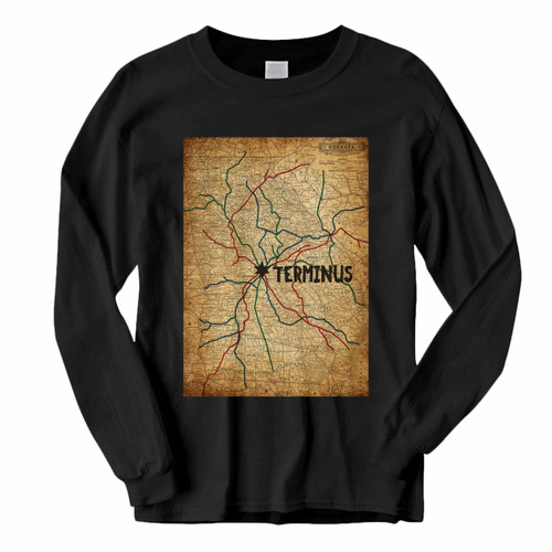 This classic fit The Walking Dead Terminus Map Old Long Sleeve Shirt is casually elegant and very comfortable. With fine quality print to make one stand out, it's a perfect fit for every occasion.