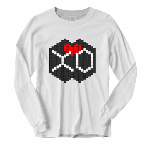This classic fit The Weeknd Xo Logo Eight Bit Long Sleeve Shirt is casually elegant and very comfortable. With fine quality print to make one stand out, it's a perfect fit for every occasion.