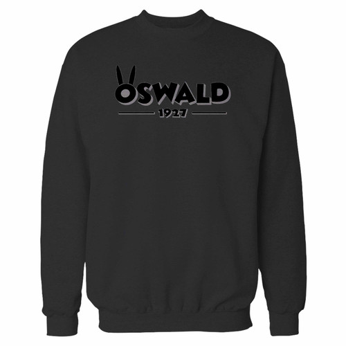 Your oswald the lucky rabbit crewneck sweatshirt just got an update. This super comfortable and lighter weight crewneck will become your favorite go-to sweatshirt. The cozy spandex cuffs and waistband make this pill-resistant sweatshirt a fan favorite.And your group will look and feel their best in this premium ringspun cotton crew.