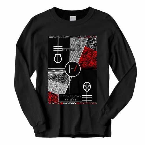 This classic fit Twenty One Pilots Center Long Sleeve Shirt is casually elegant and very comfortable. With fine quality print to make one stand out, it's a perfect fit for every occasion.