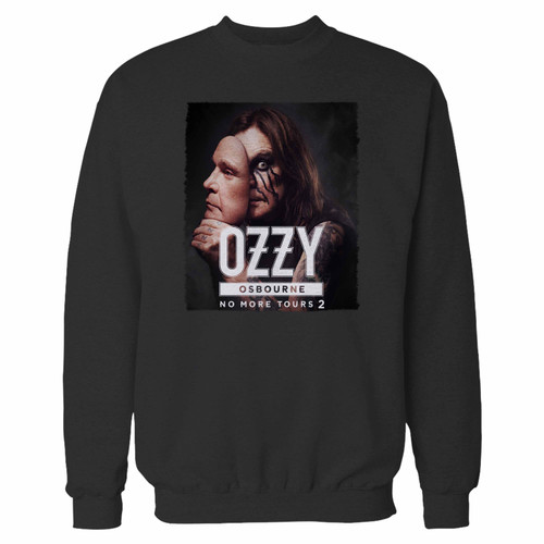 Your ozzy osbourne no more tours 2 crewneck sweatshirt just got an update. This super comfortable and lighter weight crewneck will become your favorite go-to sweatshirt. The cozy spandex cuffs and waistband make this pill-resistant sweatshirt a fan favorite.And your group will look and feel their best in this premium ringspun cotton crew.