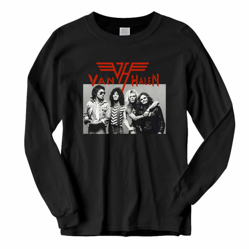 This classic fit Van Hallen Vintage Photo And Logo Cover Long Sleeve Shirt is casually elegant and very comfortable. With fine quality print to make one stand out, it's a perfect fit for every occasion.