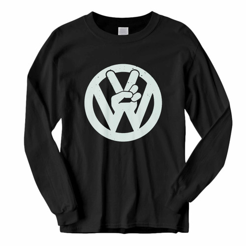 This classic fit VW Volkswagen Peace Logo Inspired Long Sleeve Shirt is casually elegant and very comfortable. With fine quality print to make one stand out, it's a perfect fit for every occasion.