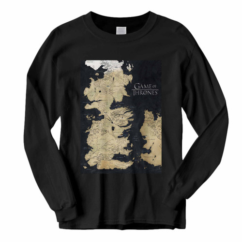 This classic fit Westeros Map Game Of Thrones Long Sleeve Shirt is casually elegant and very comfortable. With fine quality print to make one stand out, it's a perfect fit for every occasion.