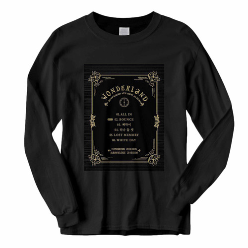 This classic fit Wonderland Boyfriend 4th Mini Album Long Sleeve Shirt is casually elegant and very comfortable. With fine quality print to make one stand out, it's a perfect fit for every occasion.