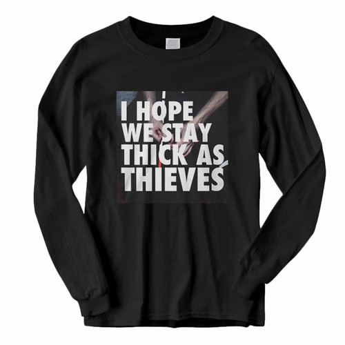 This classic fit X Ambassadors I Hope We Stay Thick Long Sleeve Shirt is casually elegant and very comfortable. With fine quality print to make one stand out, it's a perfect fit for every occasion.