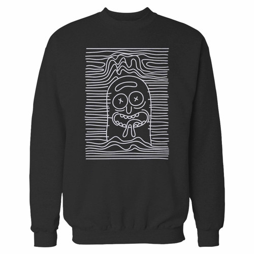 Your pickle rick joy division crewneck sweatshirt just got an update. This super comfortable and lighter weight crewneck will become your favorite go-to sweatshirt. The cozy spandex cuffs and waistband make this pill-resistant sweatshirt a fan favorite.And your group will look and feel their best in this premium ringspun cotton crew.