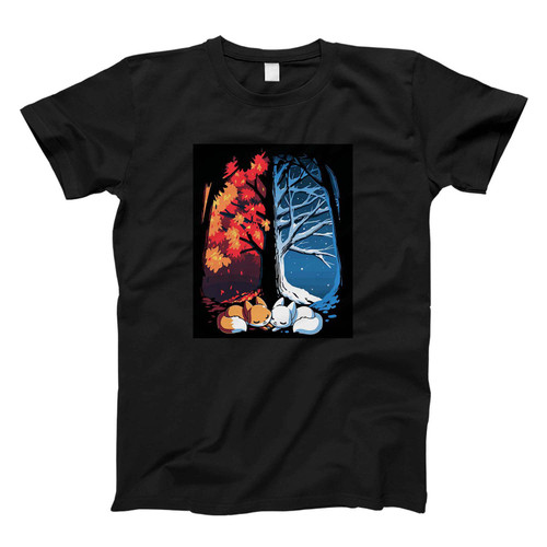 Fox Forest Two Side Fresh Men T Shirt
