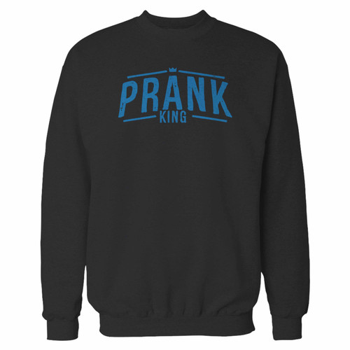 Your prank king crewneck sweatshirt just got an update. This super comfortable and lighter weight crewneck will become your favorite go-to sweatshirt. The cozy spandex cuffs and waistband make this pill-resistant sweatshirt a fan favorite.And your group will look and feel their best in this premium ringspun cotton crew.