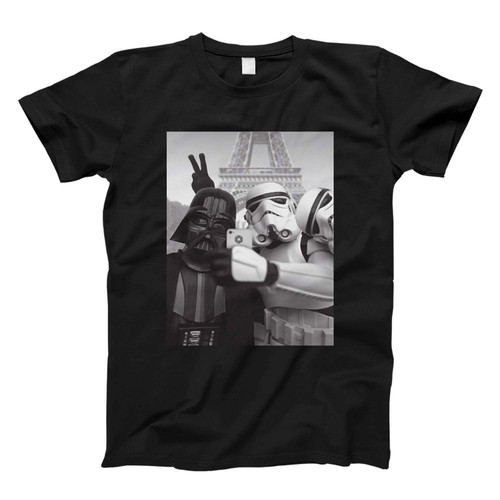 Funny Starwars Selfie Strom Trooper Darth Vader Fresh Men T Shirt