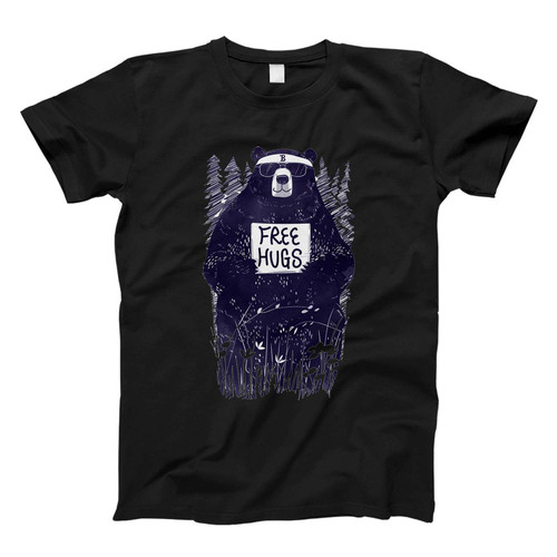 Go Outside Worst Case Scenario A Bear Kills You Free Hug Fresh Men T Shirt