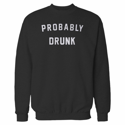 Your probably drunk crewneck sweatshirt just got an update. This super comfortable and lighter weight crewneck will become your favorite go-to sweatshirt. The cozy spandex cuffs and waistband make this pill-resistant sweatshirt a fan favorite.And your group will look and feel their best in this premium ringspun cotton crew.