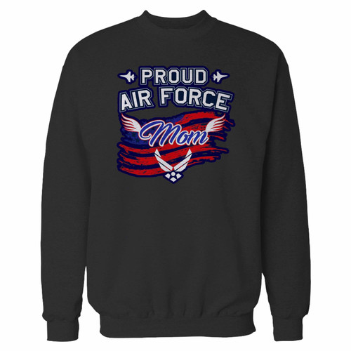 Your proud air force mom crewneck sweatshirt just got an update. This super comfortable and lighter weight crewneck will become your favorite go-to sweatshirt. The cozy spandex cuffs and waistband make this pill-resistant sweatshirt a fan favorite.And your group will look and feel their best in this premium ringspun cotton crew.