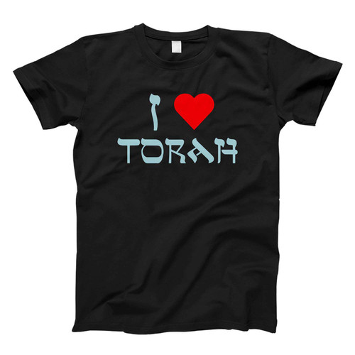 I Love Torah Jewish Scrolls Reading Simchat Torah Fresh Men T Shirt