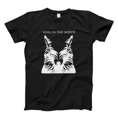 King In The North Game Of Thrones Wolf Bastard Fresh Men T Shirt