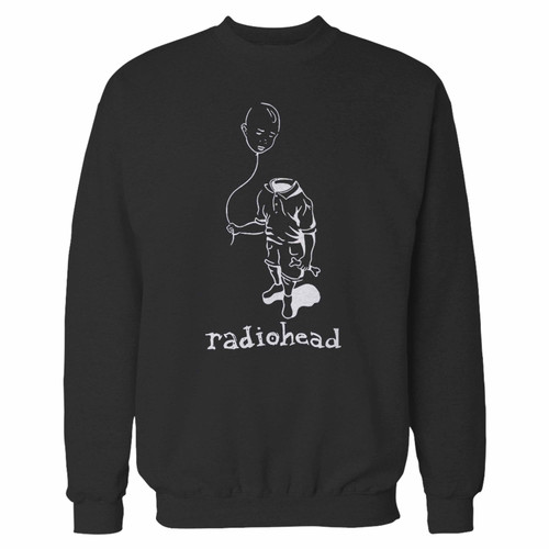Your radiohead art everkom crewneck sweatshirt just got an update. This super comfortable and lighter weight crewneck will become your favorite go-to sweatshirt. The cozy spandex cuffs and waistband make this pill-resistant sweatshirt a fan favorite.And your group will look and feel their best in this premium ringspun cotton crew.