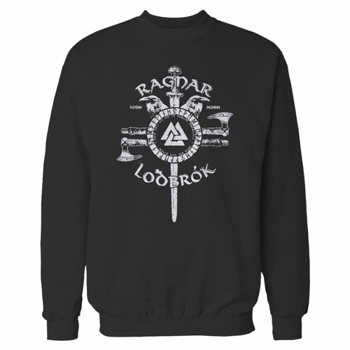 Your ragnar lodbrok viking crewneck sweatshirt just got an update. This super comfortable and lighter weight crewneck will become your favorite go-to sweatshirt. The cozy spandex cuffs and waistband make this pill-resistant sweatshirt a fan favorite.And your group will look and feel their best in this premium ringspun cotton crew.