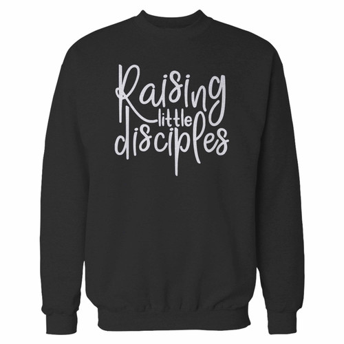 Your raising little disciples crewneck sweatshirt just got an update. This super comfortable and lighter weight crewneck will become your favorite go-to sweatshirt. The cozy spandex cuffs and waistband make this pill-resistant sweatshirt a fan favorite.And your group will look and feel their best in this premium ringspun cotton crew.