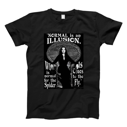 Morticia Addams Normal Is An Illusion Fresh Men T Shirt