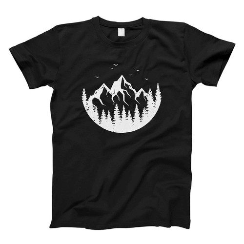 mountain round Fresh Men T Shirt