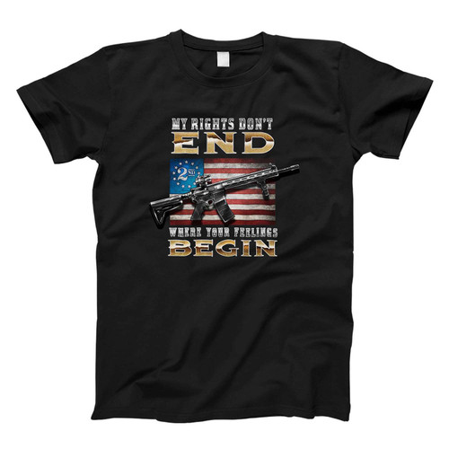 my rights dont end Fresh Men T Shirt