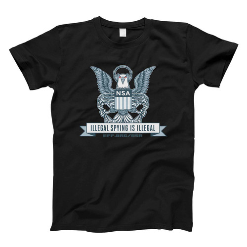 N S A Logo Parody Fresh Men T Shirt N S A Logo Parody Fresh Men T Shirt
