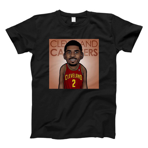 Nba Cartoon Faces Kyrie Irving Fresh Men T Shirt