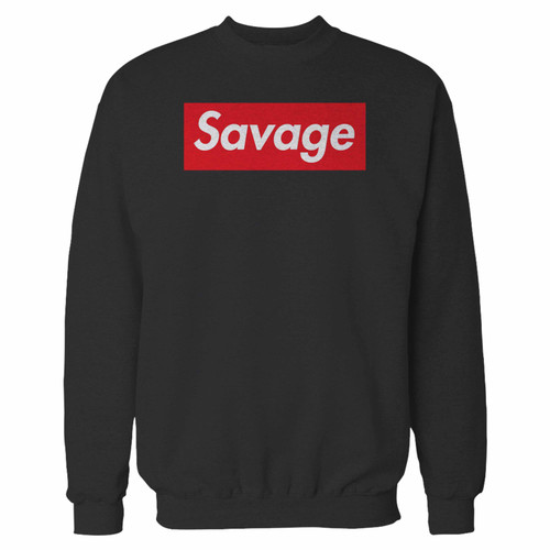Your red savage crewneck sweatshirt just got an update. This super comfortable and lighter weight crewneck will become your favorite go-to sweatshirt. The cozy spandex cuffs and waistband make this pill-resistant sweatshirt a fan favorite.And your group will look and feel their best in this premium ringspun cotton crew.