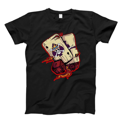 Onepiece Portgas D Ace Card Pirate Fresh Men T Shirt
