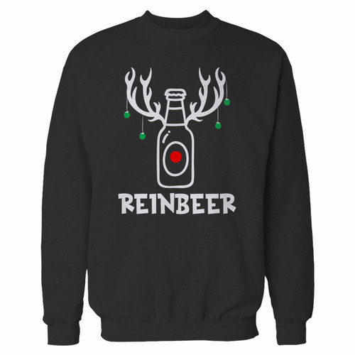 Your reinbeer christmas beer funny deer crewneck sweatshirt just got an update. This super comfortable and lighter weight crewneck will become your favorite go-to sweatshirt. The cozy spandex cuffs and waistband make this pill-resistant sweatshirt a fan favorite.And your group will look and feel their best in this premium ringspun cotton crew.