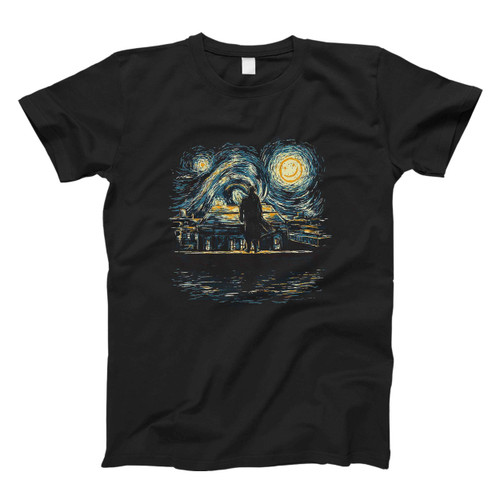 Starry Night And Sherlock Fresh Men T Shirt