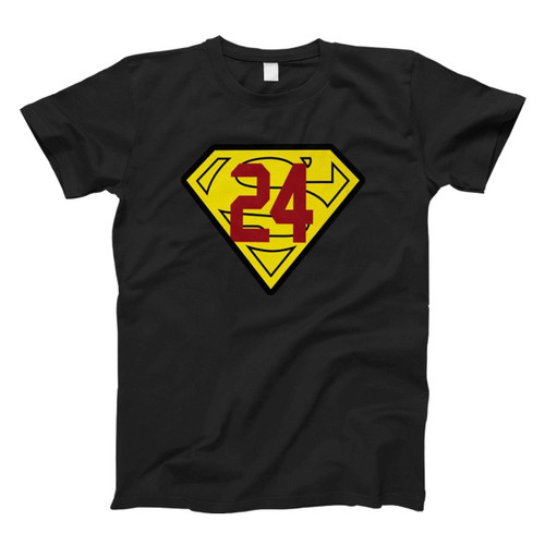 Superman Logo 24 Kobe Fresh Men T Shirt