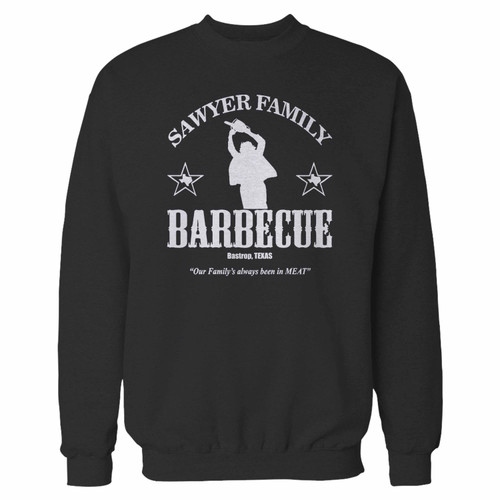 Your sawyer family barbecue crewneck sweatshirt just got an update. This super comfortable and lighter weight crewneck will become your favorite go-to sweatshirt. The cozy spandex cuffs and waistband make this pill-resistant sweatshirt a fan favorite.And your group will look and feel their best in this premium ringspun cotton crew.