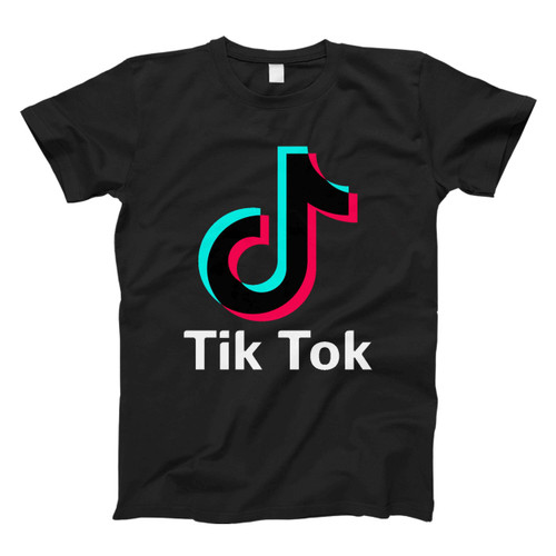 Tik Tok Logo Fresh Men T Shirt