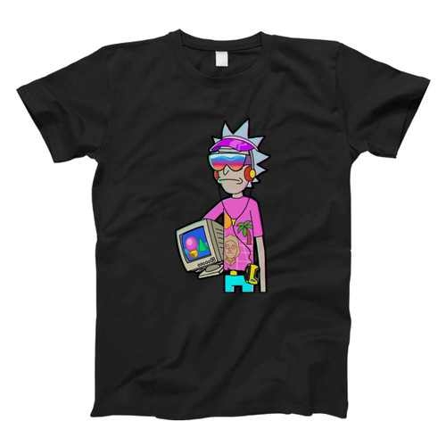 vaporwave rick- rick and morty Fresh Men T Shirt