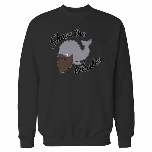 Your shave the whales crewneck sweatshirt just got an update. This super comfortable and lighter weight crewneck will become your favorite go-to sweatshirt. The cozy spandex cuffs and waistband make this pill-resistant sweatshirt a fan favorite.And your group will look and feel their best in this premium ringspun cotton crew.