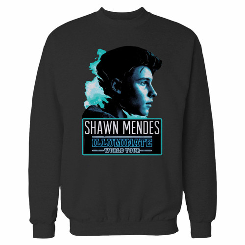 Your shawn mendes illuminate world tour crewneck sweatshirt just got an update. This super comfortable and lighter weight crewneck will become your favorite go-to sweatshirt. The cozy spandex cuffs and waistband make this pill-resistant sweatshirt a fan favorite.And your group will look and feel their best in this premium ringspun cotton crew.